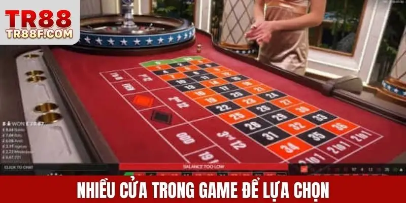 Nhiều cửa trong game để lựa chọn